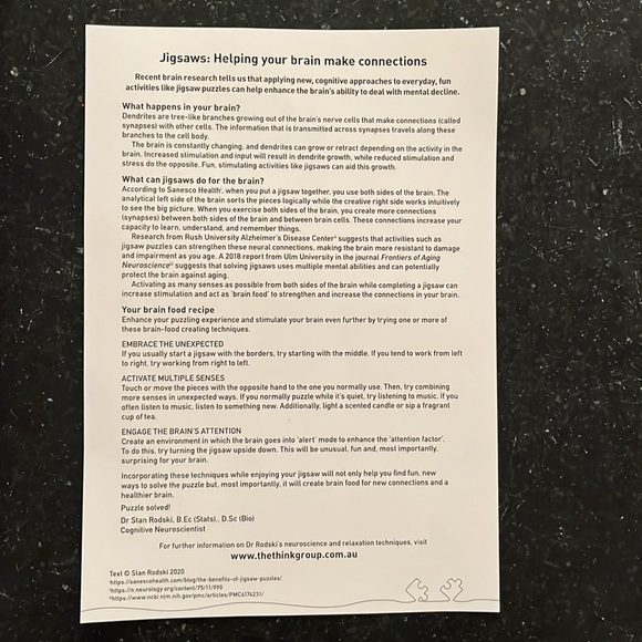 🧩 Mindfulness Jigsaw Puzzle - 500 pieces - Picture 5 of 5